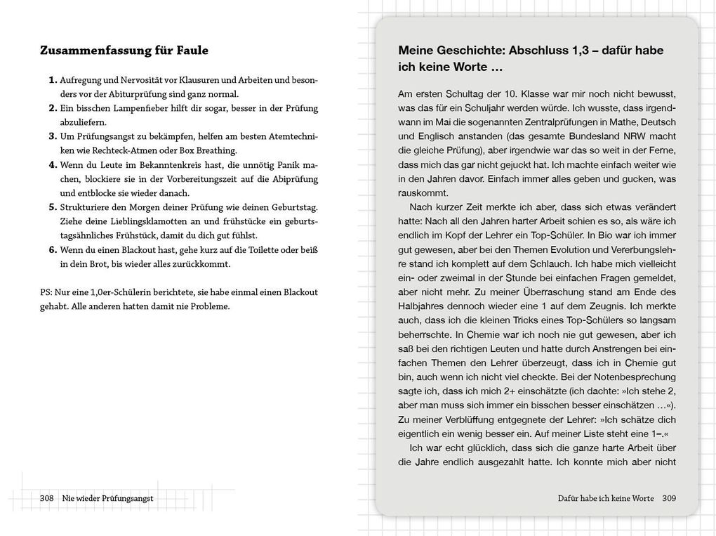 Weitere Ansicht: Die geheimen Tricks der 1,0er-Schüler | Tim Nießner