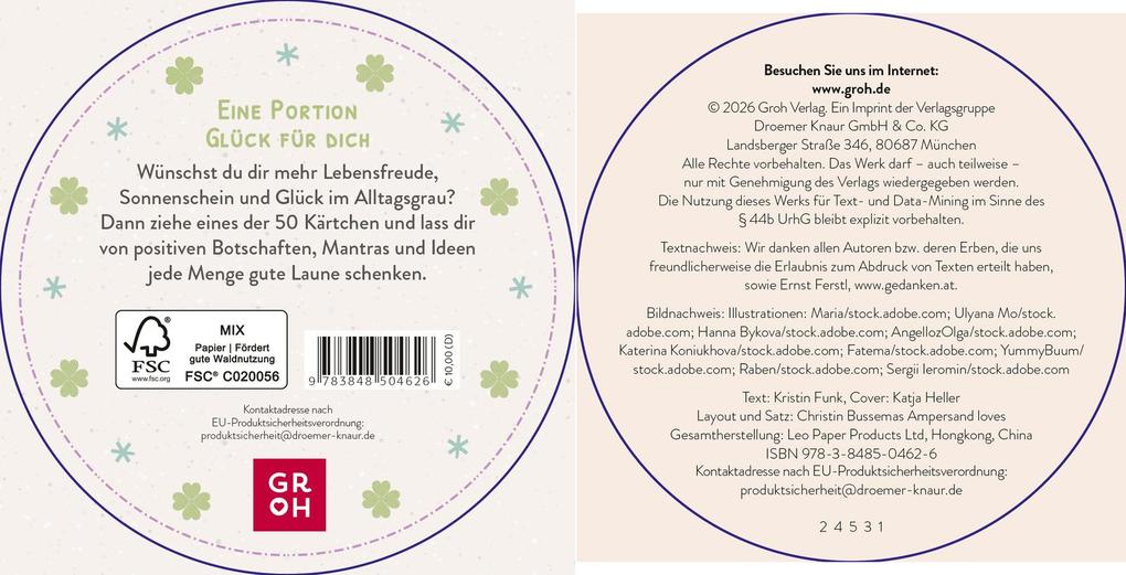 Weitere Ansicht: Impulskarten: Eine Runde Glücksmomente | Kristin Funk