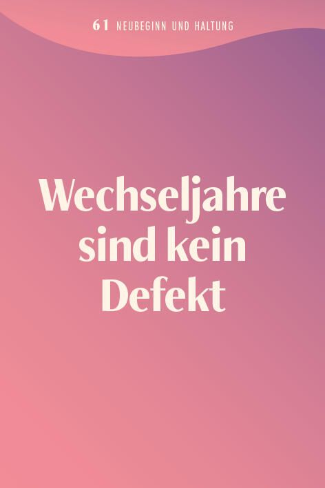 Weitere Ansicht: Wechseljahre - Powerjahre | Saskia Appelhoff