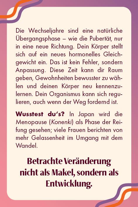 Weitere Ansicht: Wechseljahre - Powerjahre | Saskia Appelhoff
