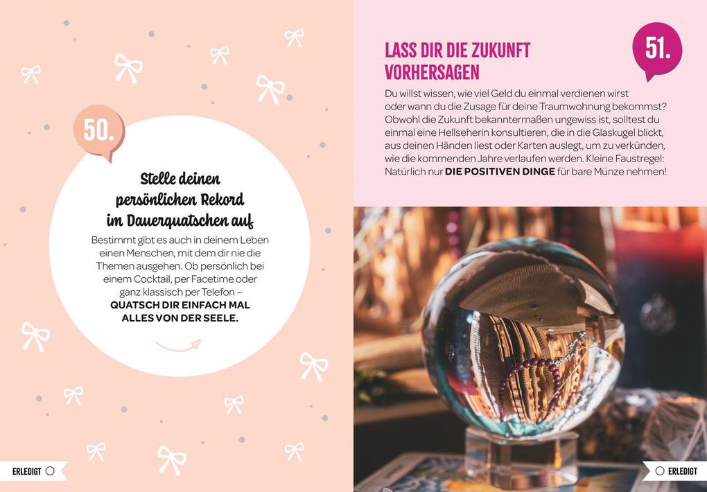 Weitere Ansicht: 100 Dinge, die FRAU einmal im Leben getan haben sollte | Kristin Funk