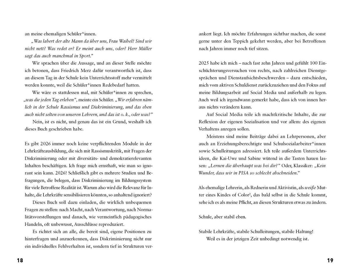 Weitere Ansicht: Schule, aber stabil | Gina Waibel