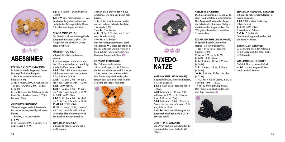 Weitere Ansicht: Mini-Amigurumis - Süße Katzen | Linda Urbanneck