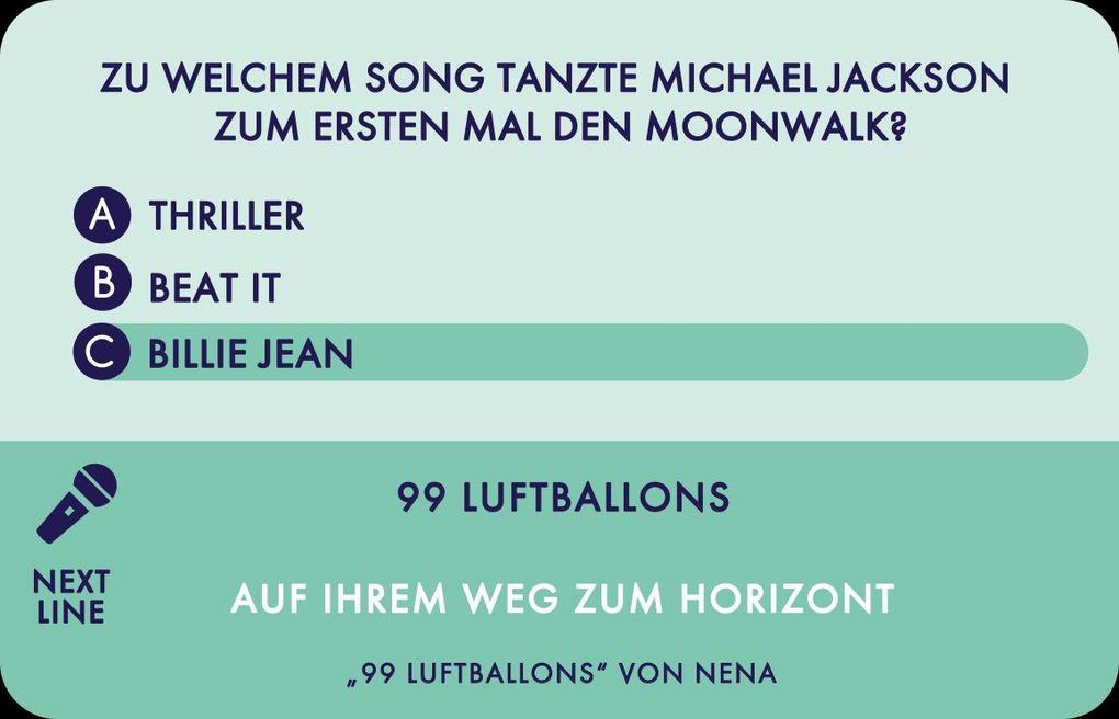 Weitere Ansicht: 1980er Musik Trivia Spiel | Ella Rosenbusch