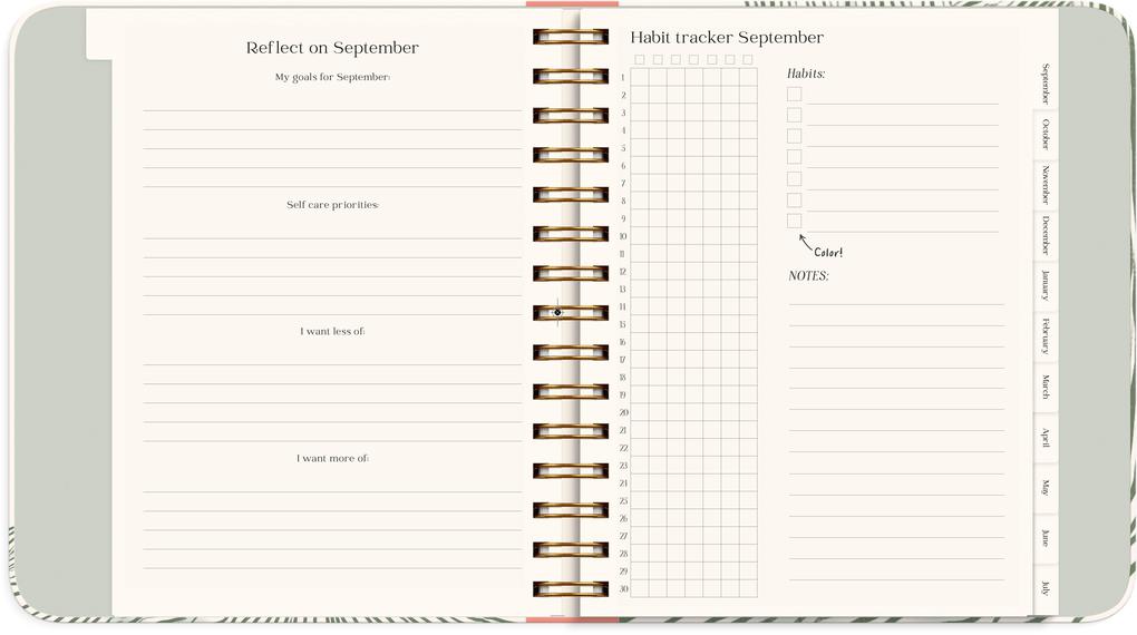 Weitere Ansicht: Lehrerplaner 26/27 Blumen