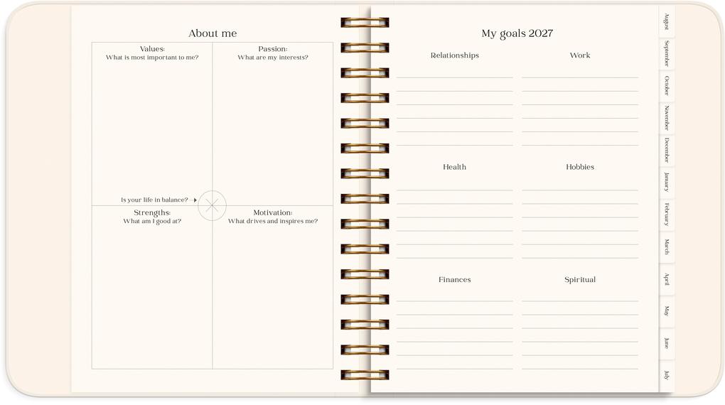 Weitere Ansicht: Life planner Bloom 26/27