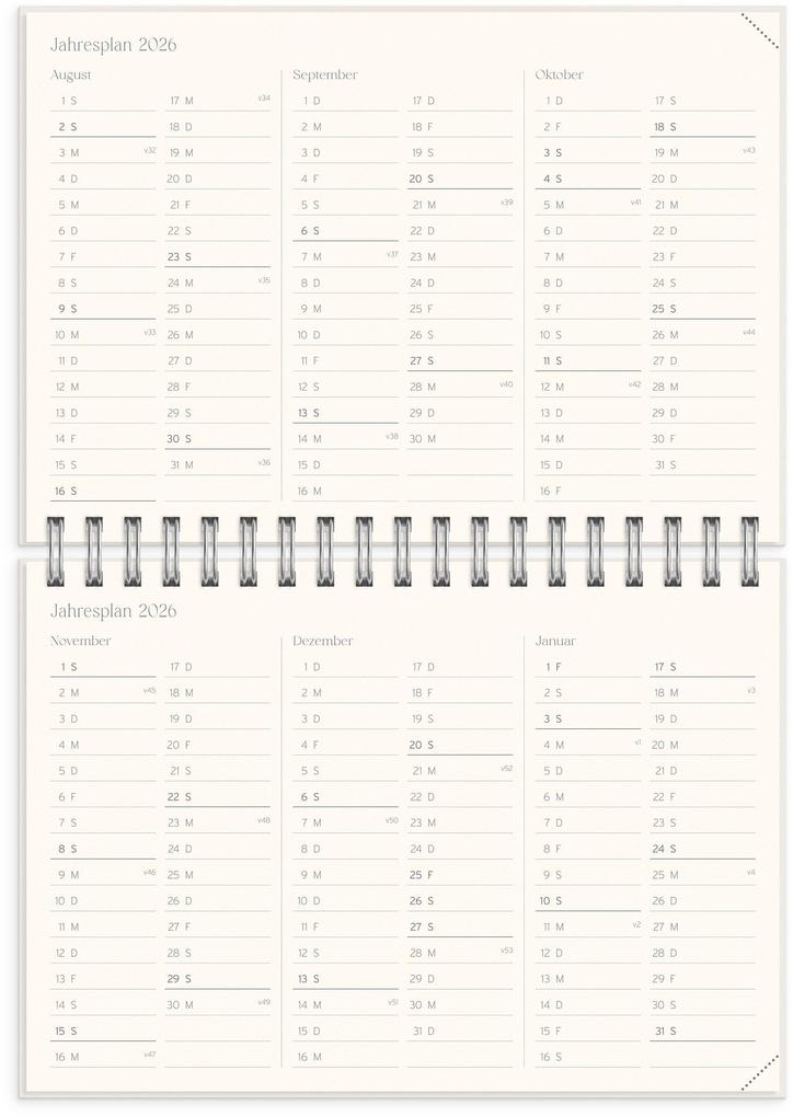 Weitere Ansicht: Student Planner A5 26/27 Beige