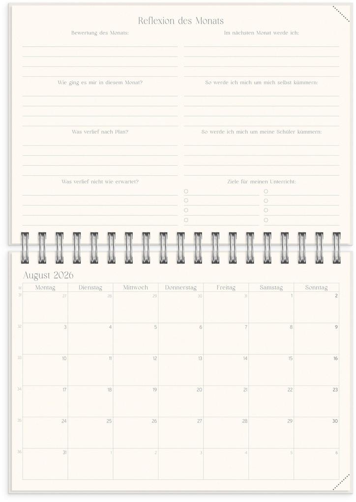 Weitere Ansicht: Student Planner A5 26/27 Beige
