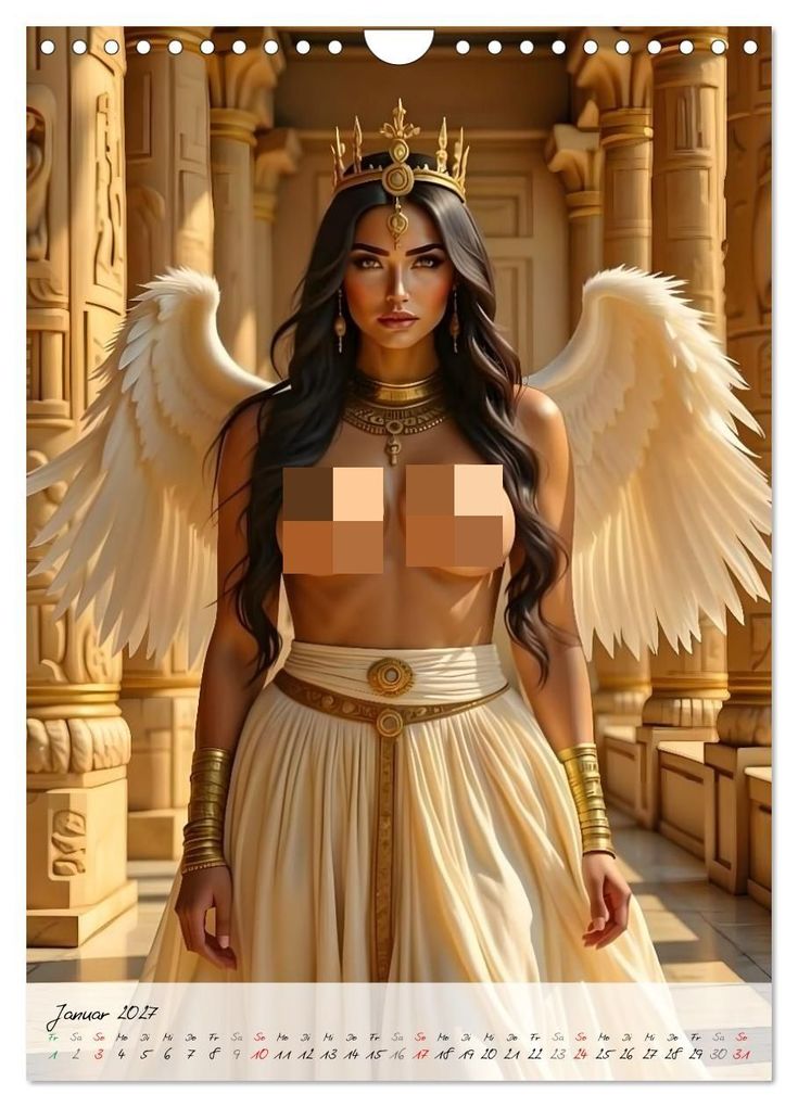 Weitere Ansicht: Göttinnen der Ägypter (Wandkalender 2027 DIN A4 hoch), CALVENDO Monatskalender | Calvendo, Liam Blue