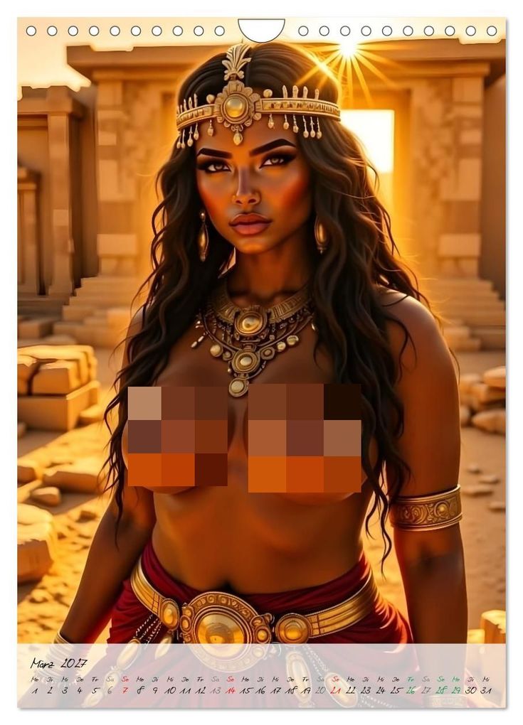Weitere Ansicht: Göttinnen der Ägypter (Wandkalender 2027 DIN A4 hoch), CALVENDO Monatskalender | Calvendo, Liam Blue