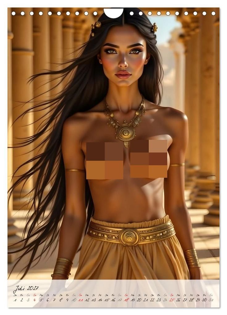 Weitere Ansicht: Göttinnen der Ägypter (Wandkalender 2027 DIN A4 hoch), CALVENDO Monatskalender | Calvendo, Liam Blue