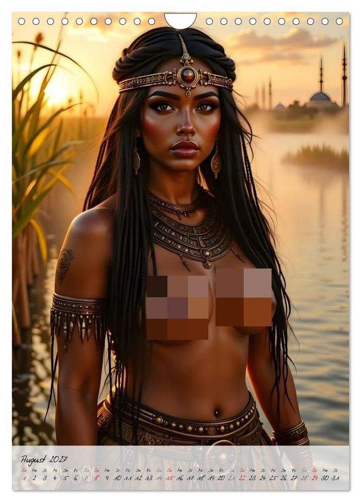 Weitere Ansicht: Göttinnen der Ägypter (Wandkalender 2027 DIN A4 hoch), CALVENDO Monatskalender | Calvendo, Liam Blue
