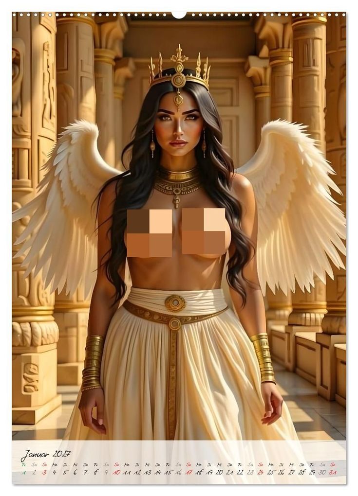 Weitere Ansicht: Göttinnen der Ägypter (Wandkalender 2027 DIN A2 hoch), CALVENDO Monatskalender | Calvendo, Liam Blue