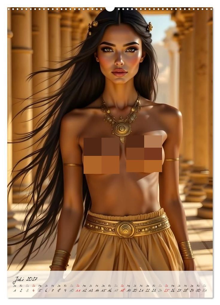 Weitere Ansicht: Göttinnen der Ägypter (Wandkalender 2027 DIN A2 hoch), CALVENDO Monatskalender | Calvendo, Liam Blue