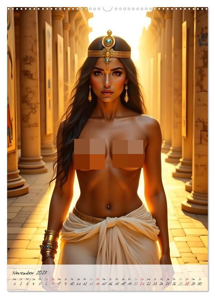 Weitere Ansicht: Göttinnen der Ägypter (Wandkalender 2027 DIN A2 hoch), CALVENDO Monatskalender | Calvendo, Liam Blue