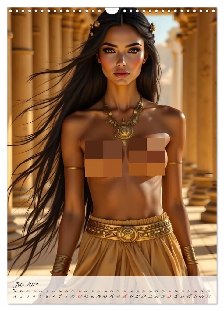 Weitere Ansicht: Göttinnen der Ägypter (Wandkalender 2027 DIN A3 hoch), CALVENDO Monatskalender | Calvendo, Liam Blue