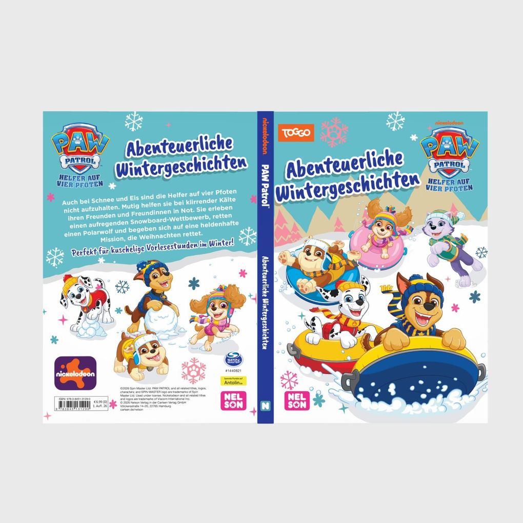 Weitere Ansicht: PAW Patrol Geschichtenbuch: Abenteuerliche Wintergeschichten