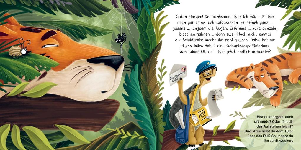 Weitere Ansicht: Der achtsame Tiger 2: So ein Kuddelmuddel! (Pappbilderbuchausgabe) | Max & Niclas