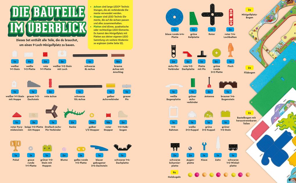 Weitere Ansicht: LEGO® Minigolf | Panini