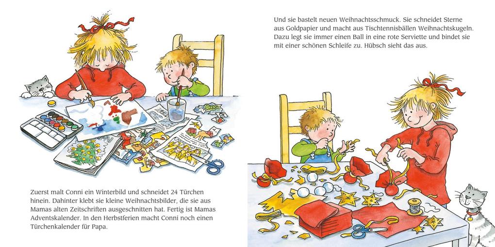 Weitere Ansicht: LESEMAUS 58: Conni feiert Weihnachten | Liane Schneider