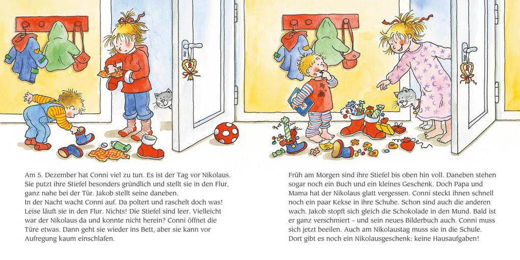 Weitere Ansicht: LESEMAUS 58: Conni feiert Weihnachten | Liane Schneider