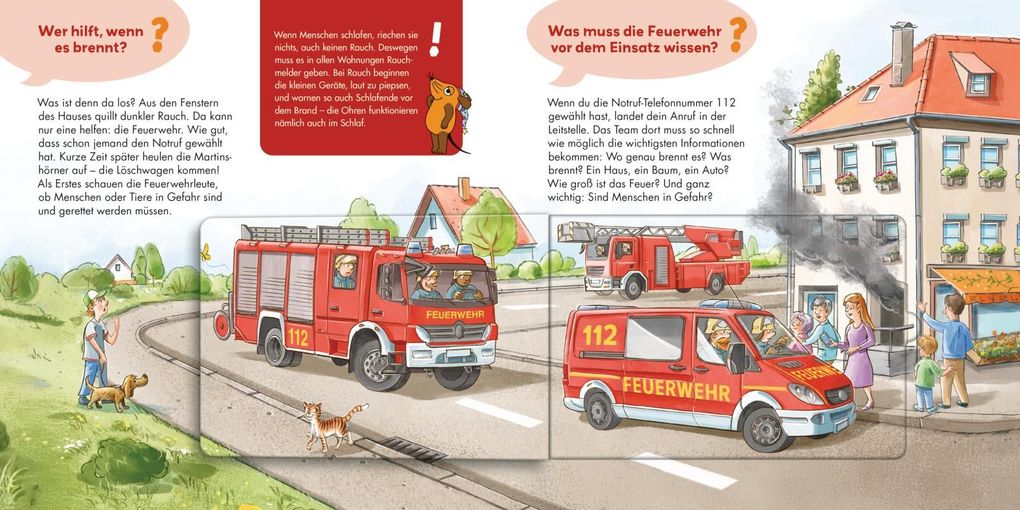 Weitere Ansicht: Frag doch mal ... die Maus: Feuerwehr | Petra Klose