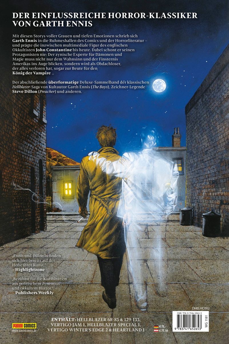 Weitere Ansicht: Hellblazer von Garth Ennis (Deluxe Edition) | Garth Ennis, Steve Dillon
