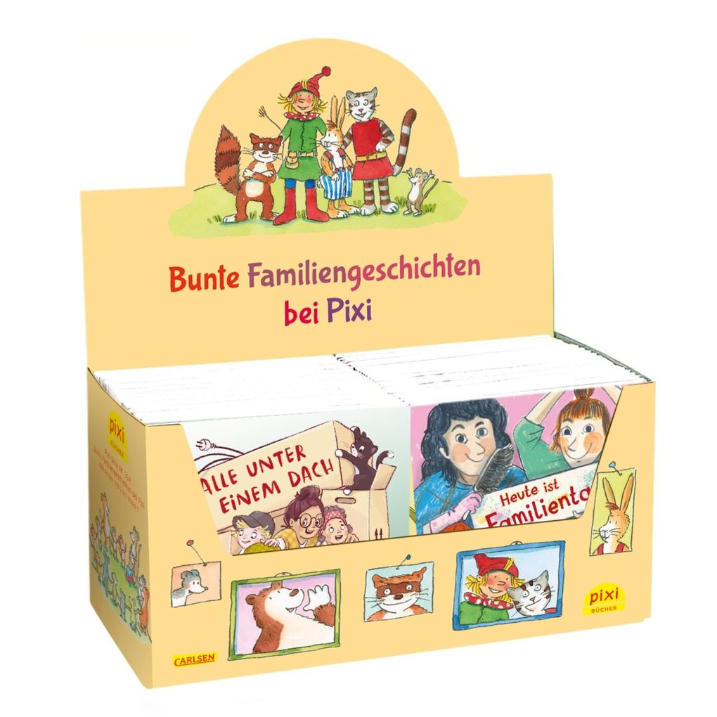 Weitere Ansicht: Pixi-Box 314: Bunte Familiengeschichten bei Pixi (8x8 Exemplare) | Diverse