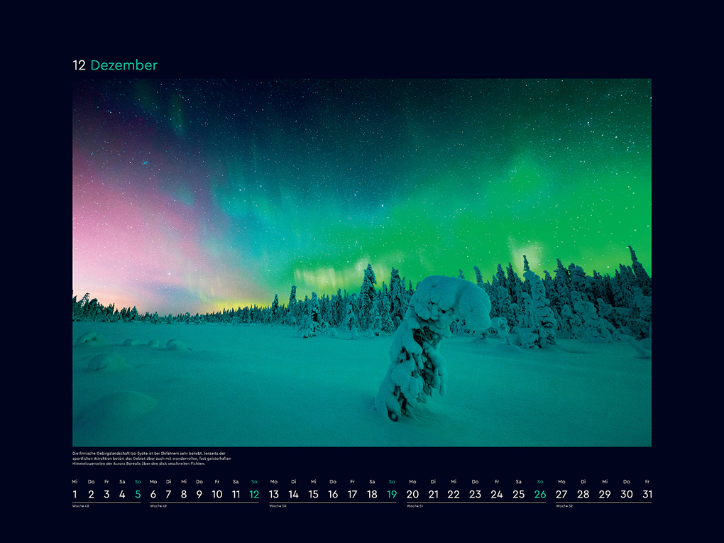 Weitere Ansicht: Polarlichter - KUNTH Wandkalender 2027