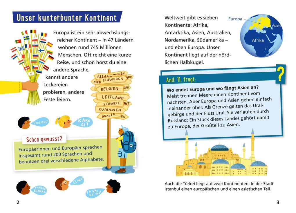 Weitere Ansicht: Pixi Wissen 123: Europa | Dela Kienle