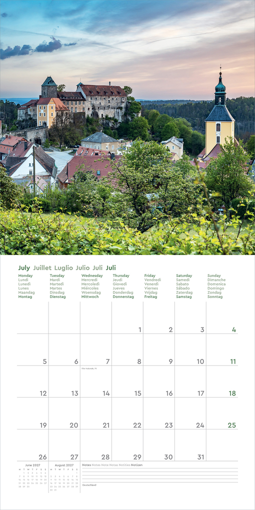 Weitere Ansicht: Deutschland - KUNTH Broschurkalender 2027