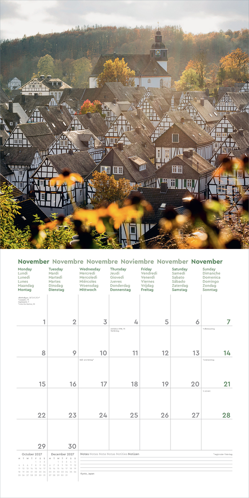 Weitere Ansicht: Deutschland - KUNTH Broschurkalender 2027