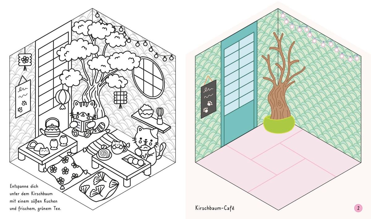 Weitere Ansicht: Mein süßes Stickerhaus: Cozy Cafés