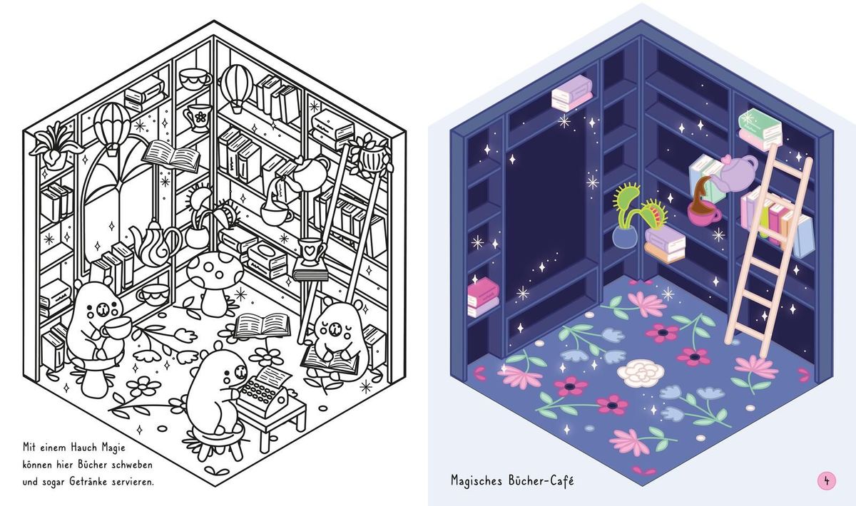Weitere Ansicht: Mein süßes Stickerhaus: Cozy Cafés