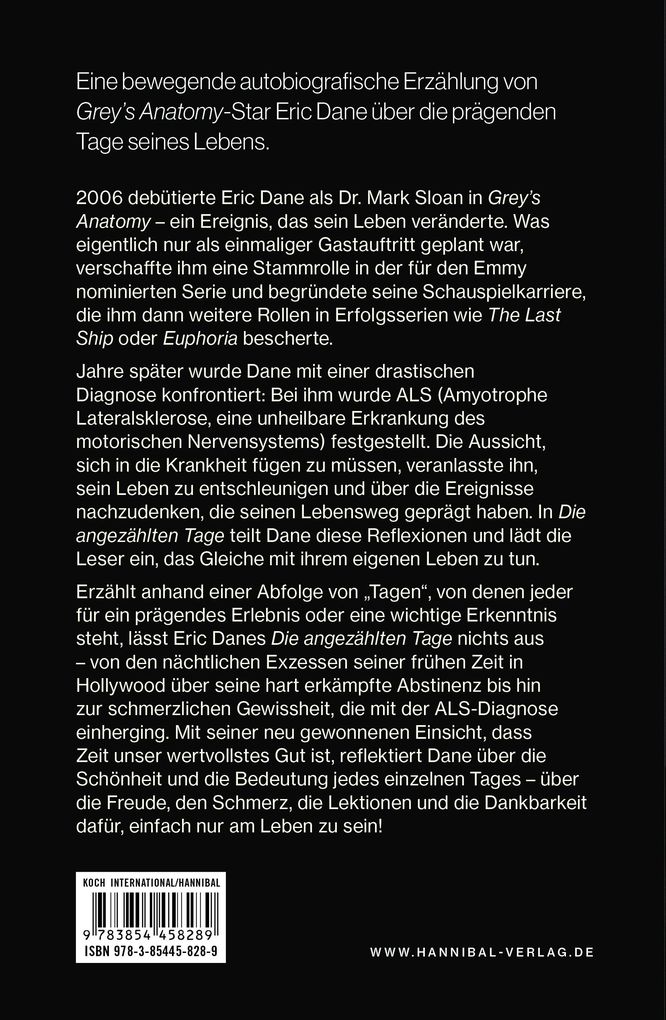 Weitere Ansicht: Die angezählten Tage | Eric Dane