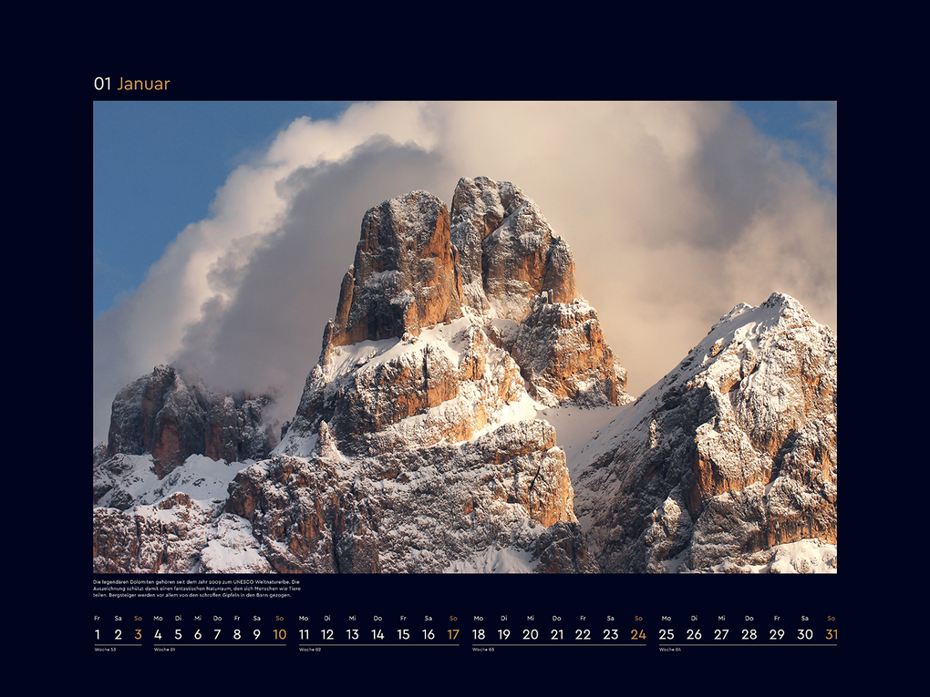 Weitere Ansicht: Magie der Berge - KUNTH Wandkalender 2027