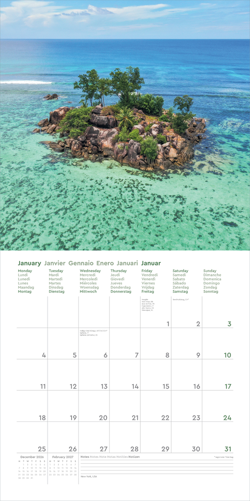 Weitere Ansicht: Trauminseln - KUNTH Broschurkalender 2027