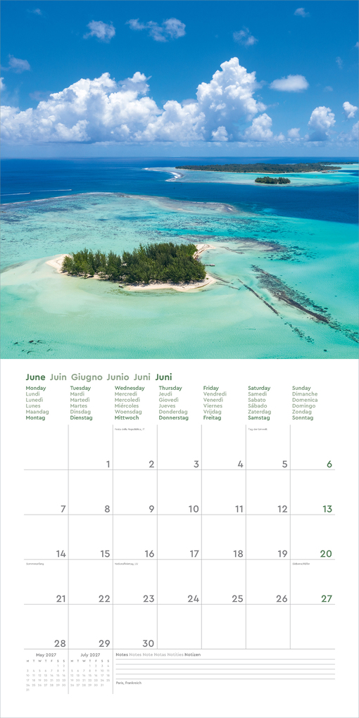 Weitere Ansicht: Trauminseln - KUNTH Broschurkalender 2027