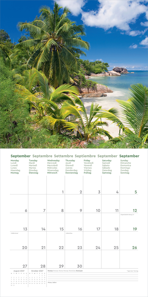 Weitere Ansicht: Trauminseln - KUNTH Broschurkalender 2027