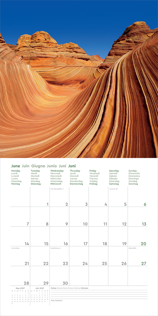 Weitere Ansicht: Wunder der Welt - KUNTH Broschurkalender 2027
