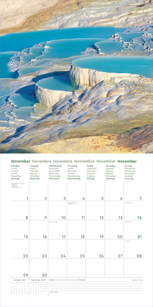 Weitere Ansicht: Wunder der Welt - KUNTH Broschurkalender 2027