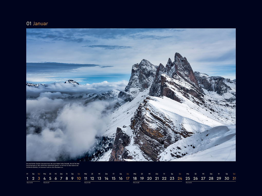 Weitere Ansicht: Farben der Erde Europa - KUNTH Wandkalender 2027