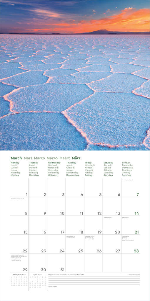 Weitere Ansicht: Farben der Erde - KUNTH Broschurkalender 2027