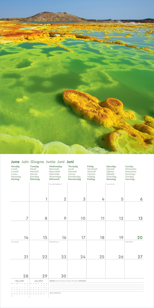 Weitere Ansicht: Farben der Erde - KUNTH Broschurkalender 2027