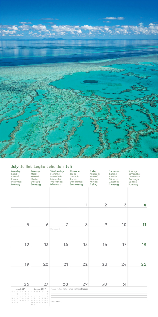 Weitere Ansicht: Farben der Erde - KUNTH Broschurkalender 2027
