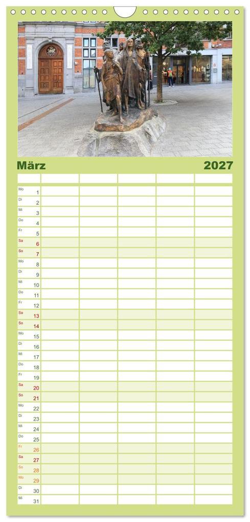 Weitere Ansicht: Familienplaner 2027 - Tournai - Malerisches Belgien mit 5 Spalten (Wandkalender, 21 x 45 cm) CALVENDO | Calvendo, Gisela Kruse