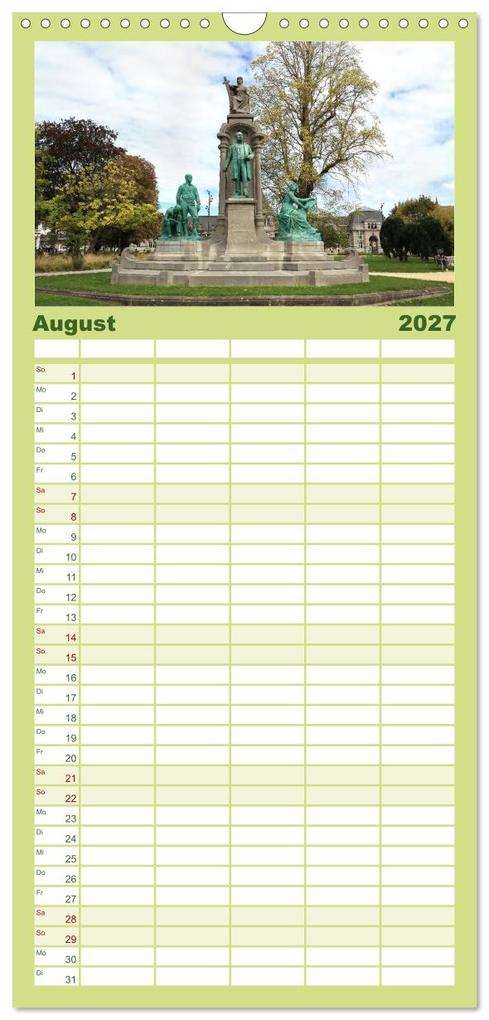 Weitere Ansicht: Familienplaner 2027 - Tournai - Malerisches Belgien mit 5 Spalten (Wandkalender, 21 x 45 cm) CALVENDO | Calvendo, Gisela Kruse