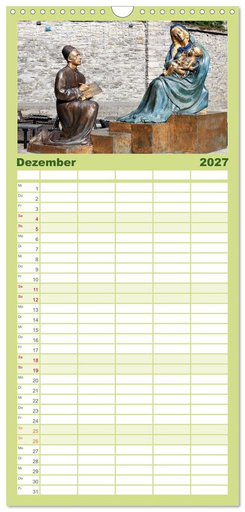 Weitere Ansicht: Familienplaner 2027 - Tournai - Malerisches Belgien mit 5 Spalten (Wandkalender, 21 x 45 cm) CALVENDO | Calvendo, Gisela Kruse