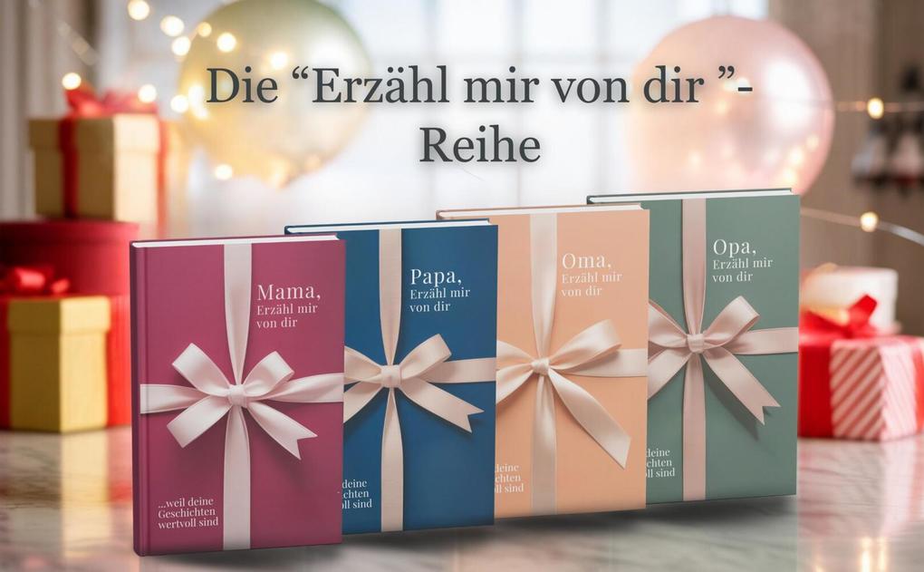 Weitere Ansicht: Mama, erzähl mir von dir - Das Mama Geschenk Buch | M. Artis Creations