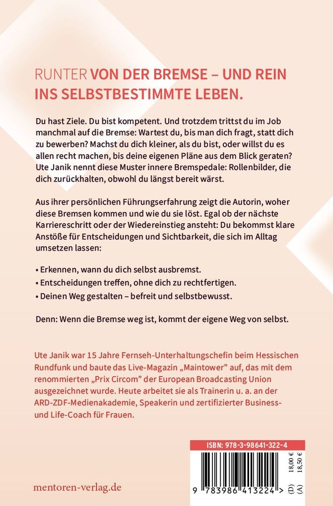 Weitere Ansicht: Runter von der Bremse! | Ute Janik